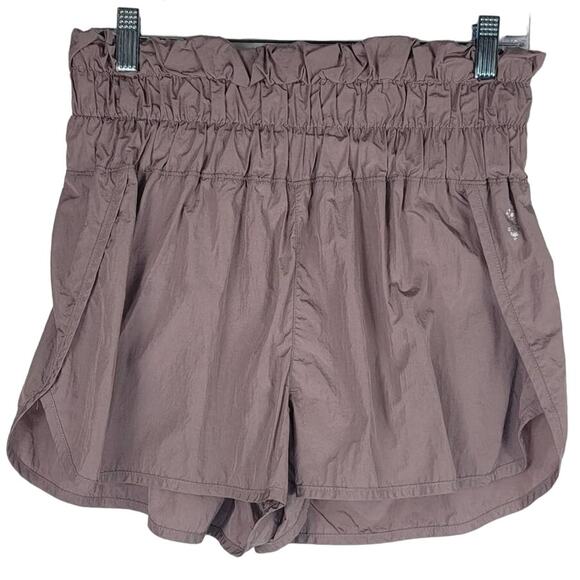 Free People Movement The Way Athletic Hiking Walking Tan Shorts L - Picture 1 of 5